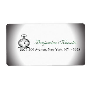 Étiquette Vintage Pocket Watch