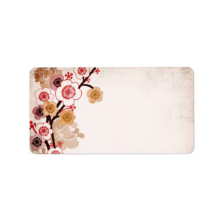 Étiquette vintage sakuras