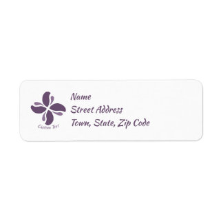 Étiquette Vintage Zen Echo Baiser de Lilas