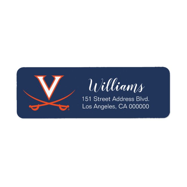 Étiquette Virginia Cavaliers | Vacances (Devant)
