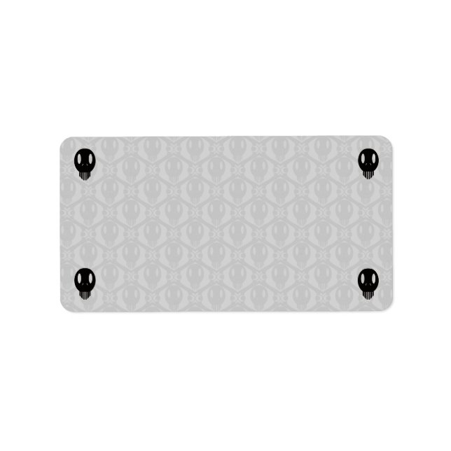 Étiquette Visages morbides (Devant)