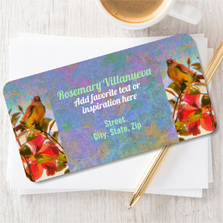 Étiquette Visiteur de la terrasse sociale 2338 Adresse