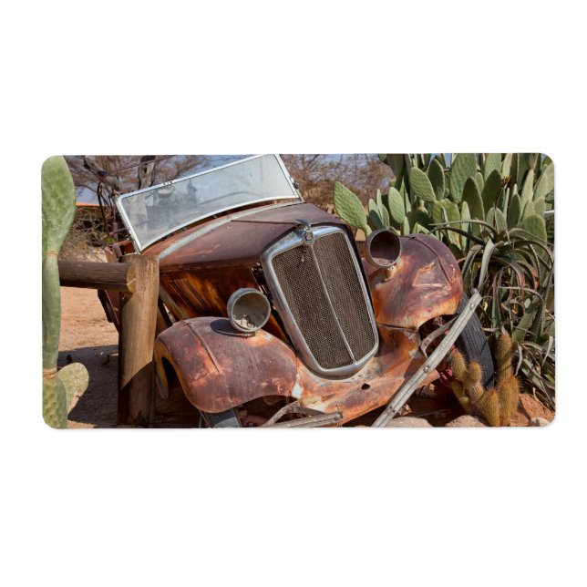 Étiquette Voiture de coffre (Devant)