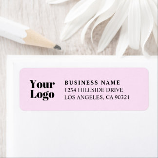 Étiquette Votre logo ou image d'entreprise Adresse de retour