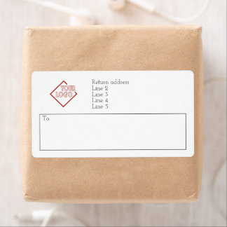 Étiquette Votre logo personnalisé fait