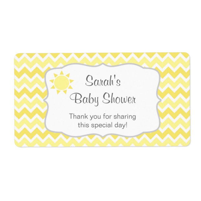 Étiquette Vous êtes ma bouteille d'eau solaire ou préférez l (Devant)