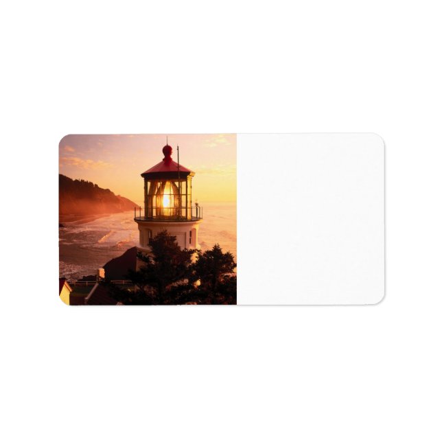 Étiquette Vue sur le phare (Devant)