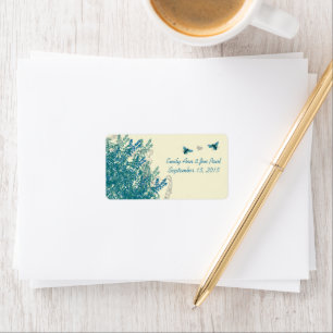 Étiquette Whimsical Musical Bumble Bee Save the Date Étiquet