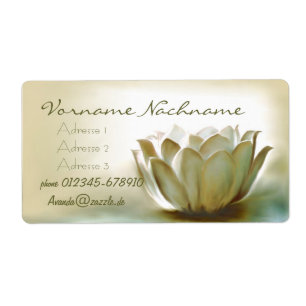 Étiquette White lotus