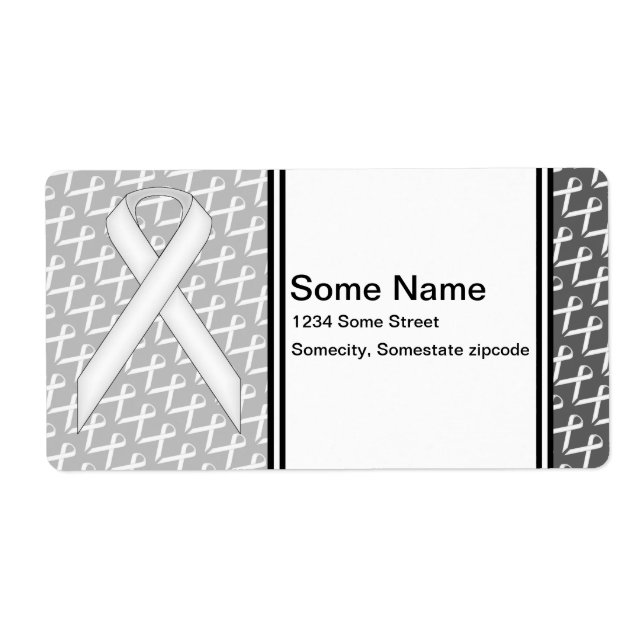 Étiquette White Standard Ribbon by Kenneth Yoncich (Devant)