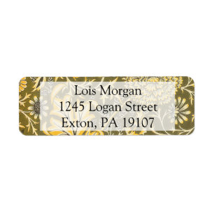 Étiquette William Morris la conception de Cherwell pour la