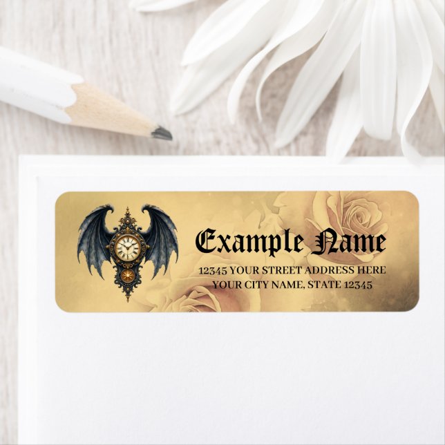 Étiquette Wings of Eternity – The Timeless Guardian.  (En situation)