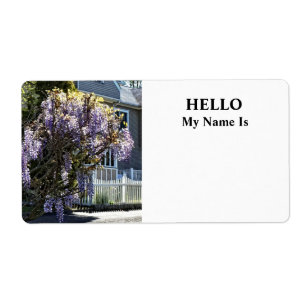 Étiquette Wisteria in Bloom