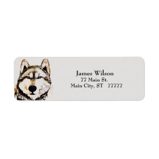 Étiquette Wolf Grey