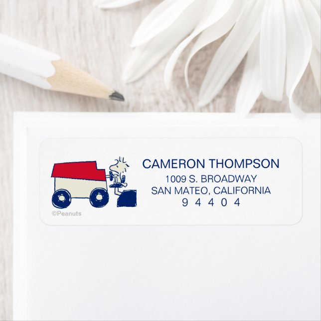 Étiquette Woodstock Zamboni (En situation)