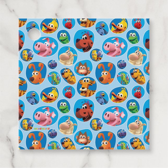 Étiquette WordWorld Party (Devant)