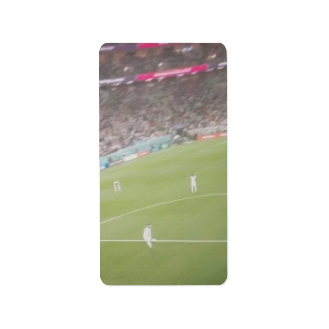 Étiquette World Cup England X United States (Devant)