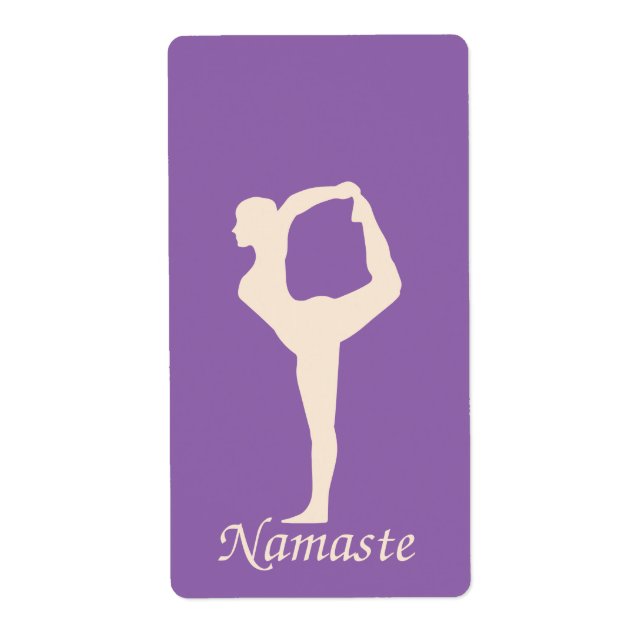 Étiquette Yoga (Devant)