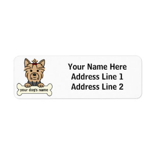 Étiquette Yorkie personnalisé
