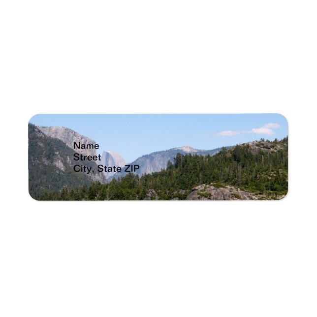 Étiquette Yosemite (Devant)