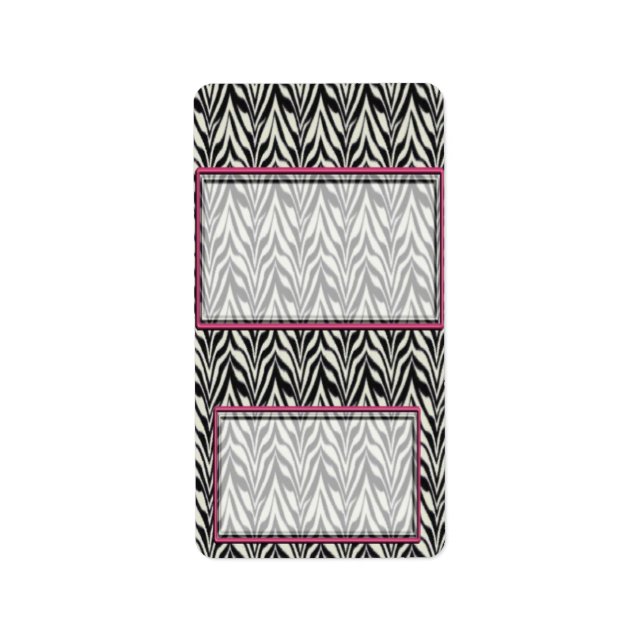 Étiquette Zebra Birthday Hershey Miniature Candy Wrapper (Devant)