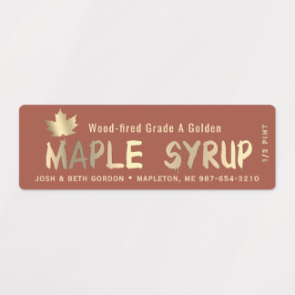 Étiquettes 40 MAPLE GRADE LABELS in 4 SYRUP COLORS (10 each)