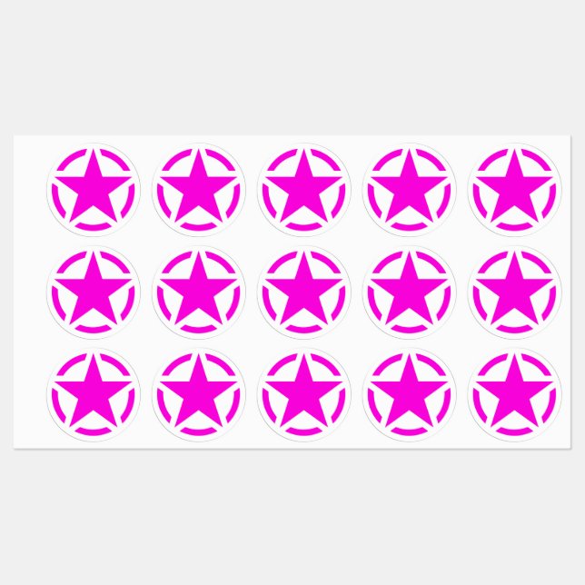 Étiquettes 4 Affiches Vintages American Star (Feuille)