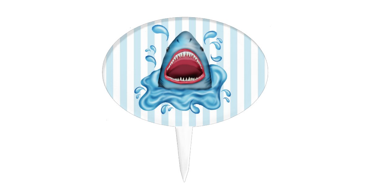 Etiquettes A Gateau Requin Zazzle Fr Etiquettes A Gateau Requin Zazzle Fr