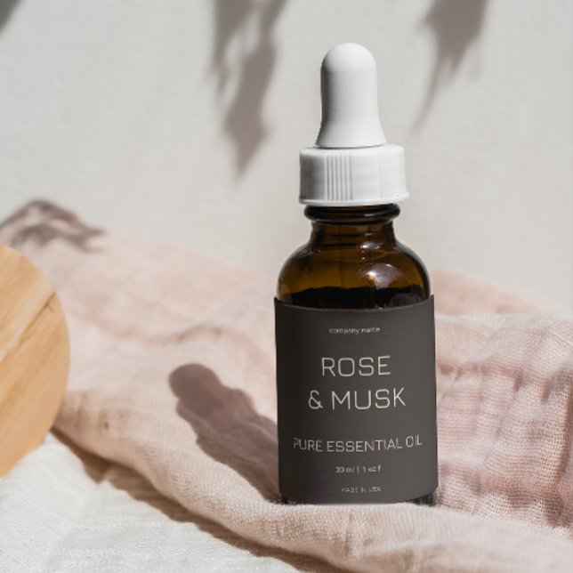 Étiquettes à l'huile cosmétique / Bouteille à gout (Créateur téléchargé)