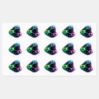 Étiquettes A Molecule sticker.