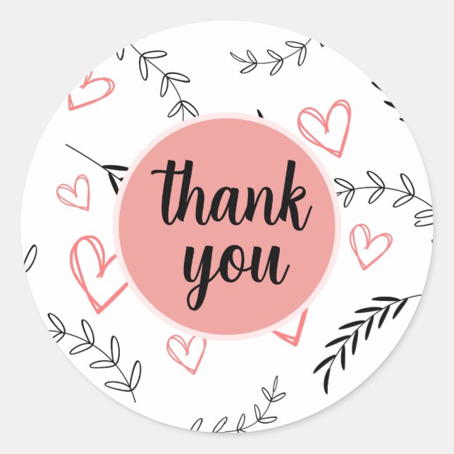 Étiquettes à motif floral cœur et feuille à double (Devant)