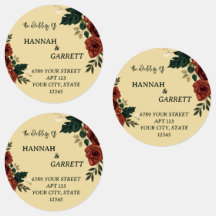 Adresse de mariage dans un jardin romantique