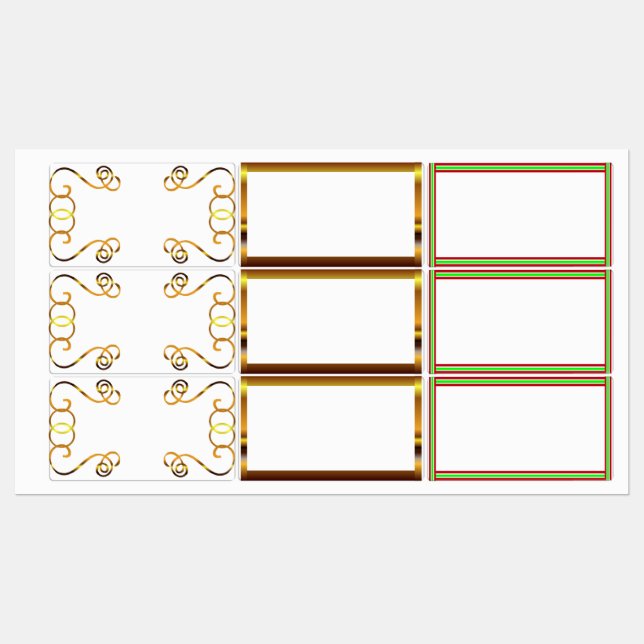 Étiquettes agressés (Feuille)