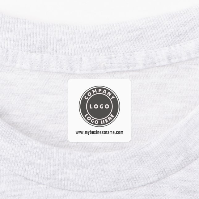 Étiquettes Ajouter votre logo d'entreprise et votre site Web  (Apposé)