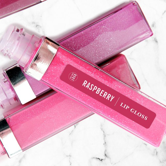 Étiquettes Ajouter Votre Logo Ligne blanche Couleur personnal (Créateur téléchargé)