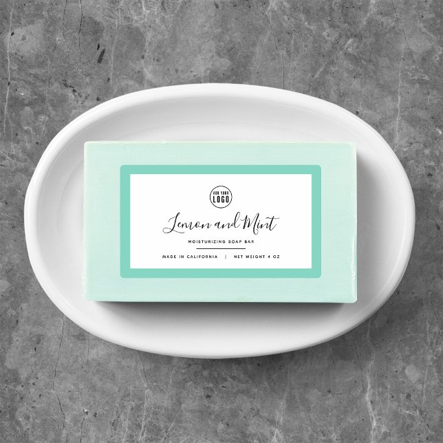 Étiquettes Ajoutez votre logo et votre produit couleur modifi (Créateur téléchargé)