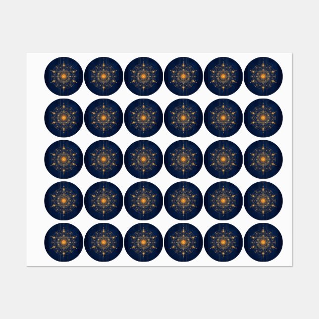 Étiquettes Alignement stellaire : La géométrie de la lumière  (Feuille)