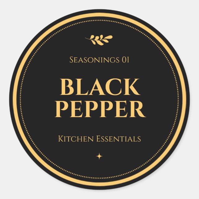 Étiquettes alimentaires, étiquettes pour pots, éti (Devant)