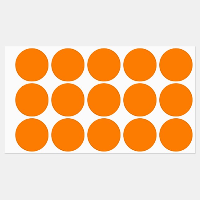 Étiquettes Ambre (SAE/ECE) (couleur unie)  (Feuille)