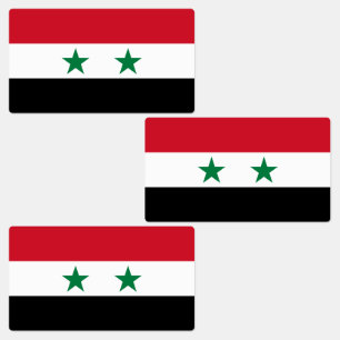 Étiquettes Ancien drapeau de Syrie