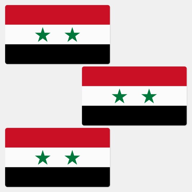 Étiquettes Ancien drapeau de Syrie (Groupe)