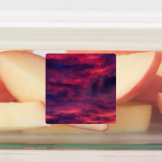 Étiquettes août rouge