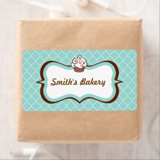 Étiquettes Aqua Business Cupcake