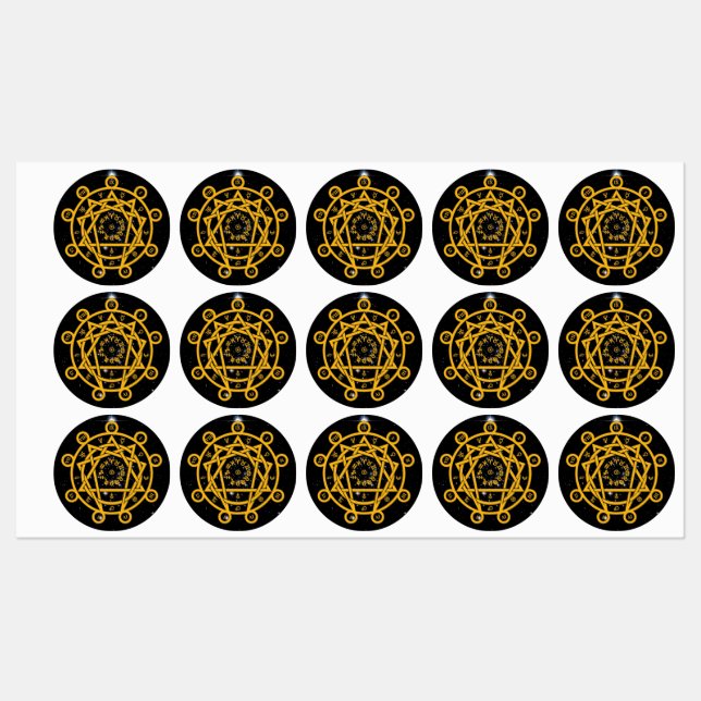 Étiquettes Arcane Enneagram (Feuille)