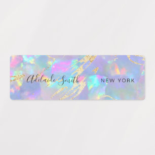 Étiquettes arrière - plan optique