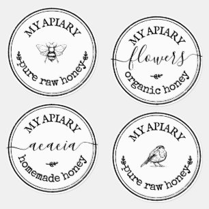 Étiquettes Artiste Artiste D'Entreprise Fer Rond Sur Logo