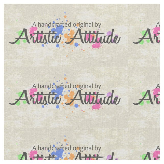 Étiquettes artistiques de tissu d'attitude (Fermer)