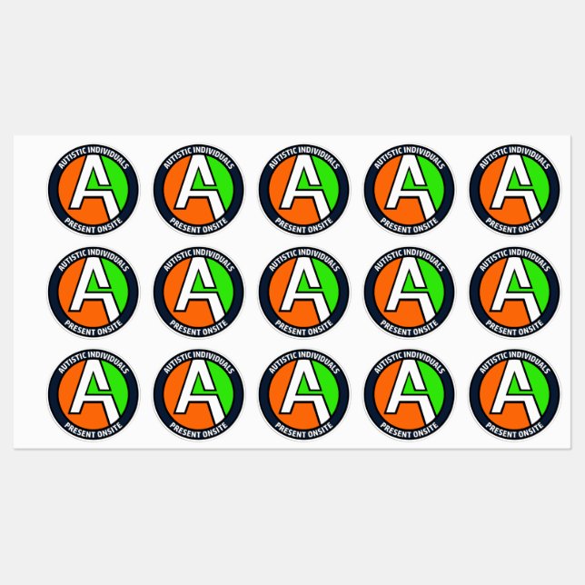 Étiquettes AUTEMS - Autocollants vinyles sur site (Petits) (Feuille)