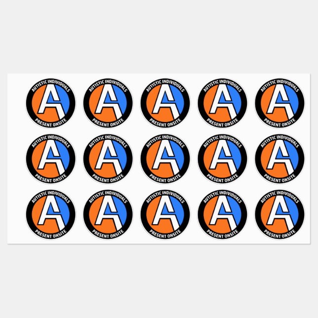 Étiquettes AUTEMS - Autocollants vinyles sur site (Petits) (Feuille)