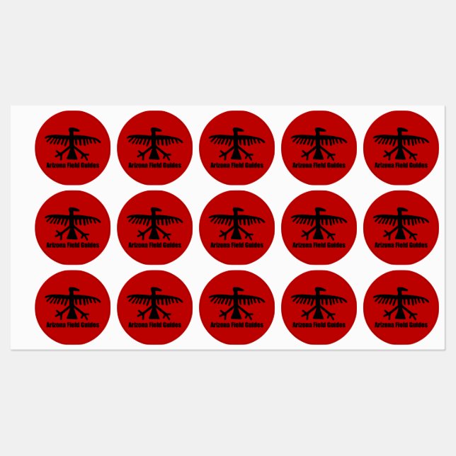 Étiquettes Autocollant imperméable des guides de terrain de l (Feuille)